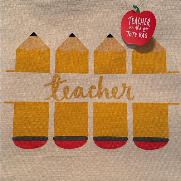 Teacher On The Go Tote Bag - Picture 3 of 10